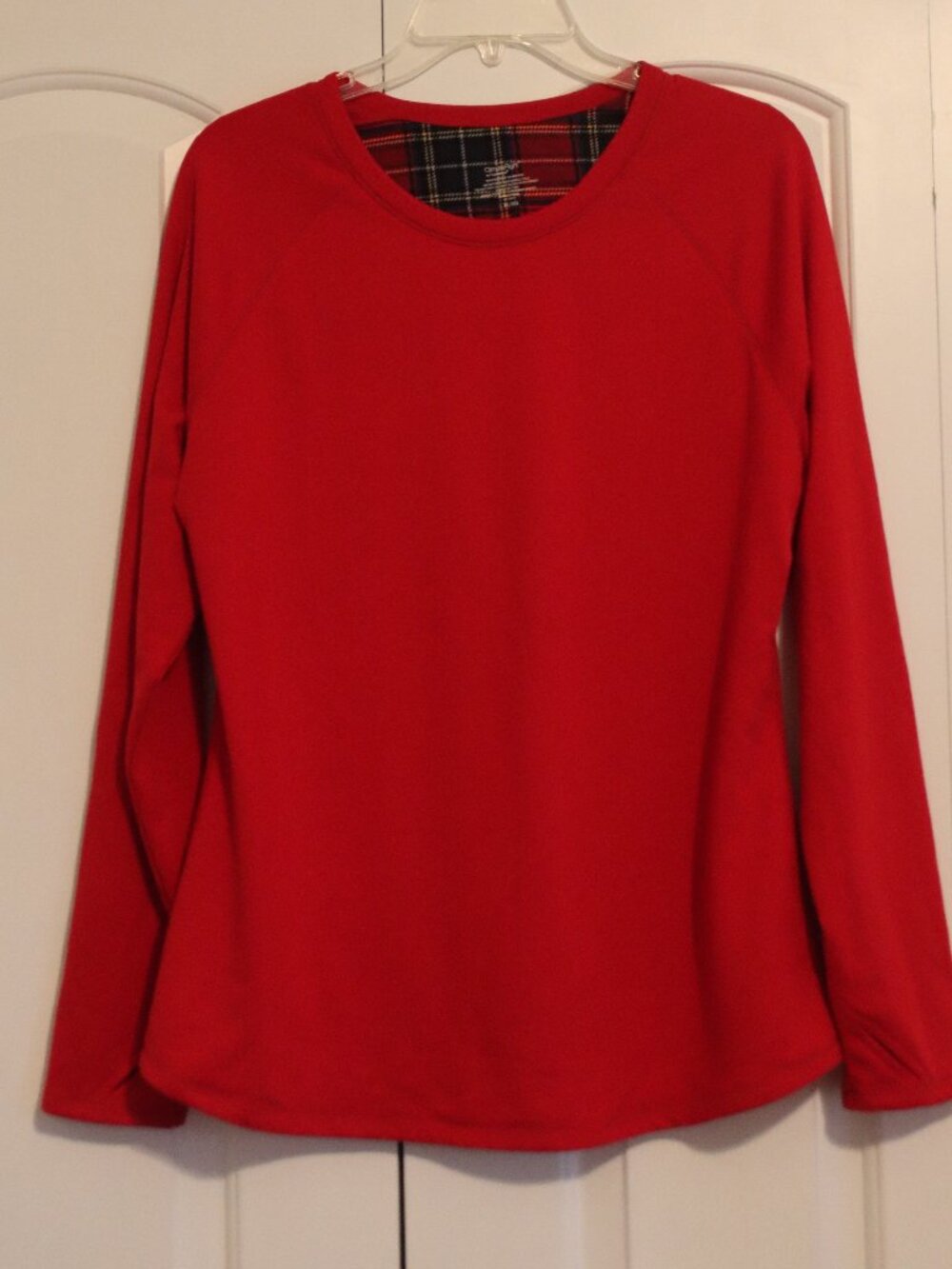 Cuddl Duds Climate Right Red Long Sleeve Base Layer/Lounge/Layering Top Size XL